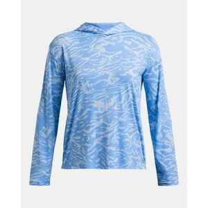Under Armour Fish Pro Lightweight Hoodie Womens‎ M Turquoise Long Sleeve NWT